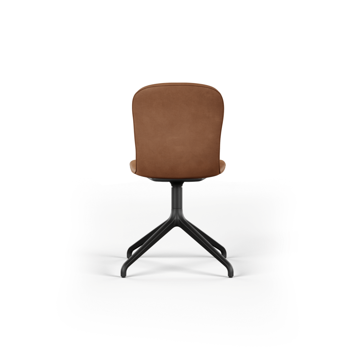  | Chair no. One S1 Black Swivel - LUNA Walnut Uden returdrej | SACKit