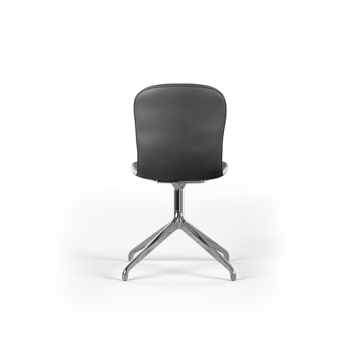  | Chair no. One S1 Polished Swivel - TERRA Black Uden returdrej | SACKit