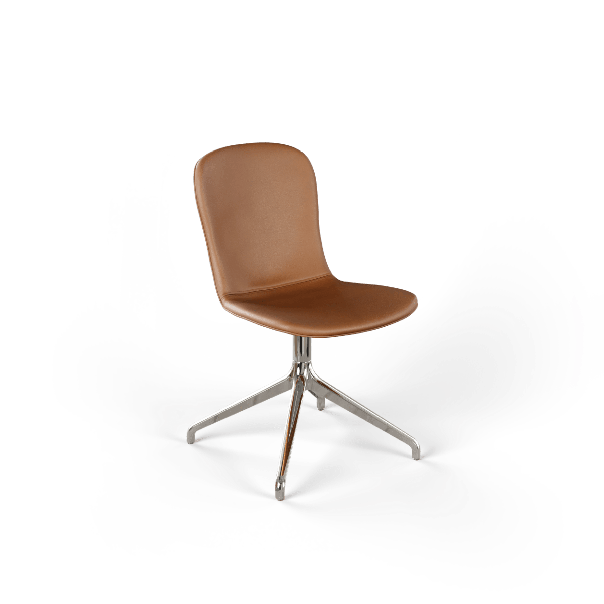  | Chair no. One S1 Polished Swivel - LUNA Walnut Uden returdrej | SACKit