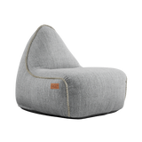 Cobana Lounge Chair sækkestol i sand melange med hørsting og formstabilt design.