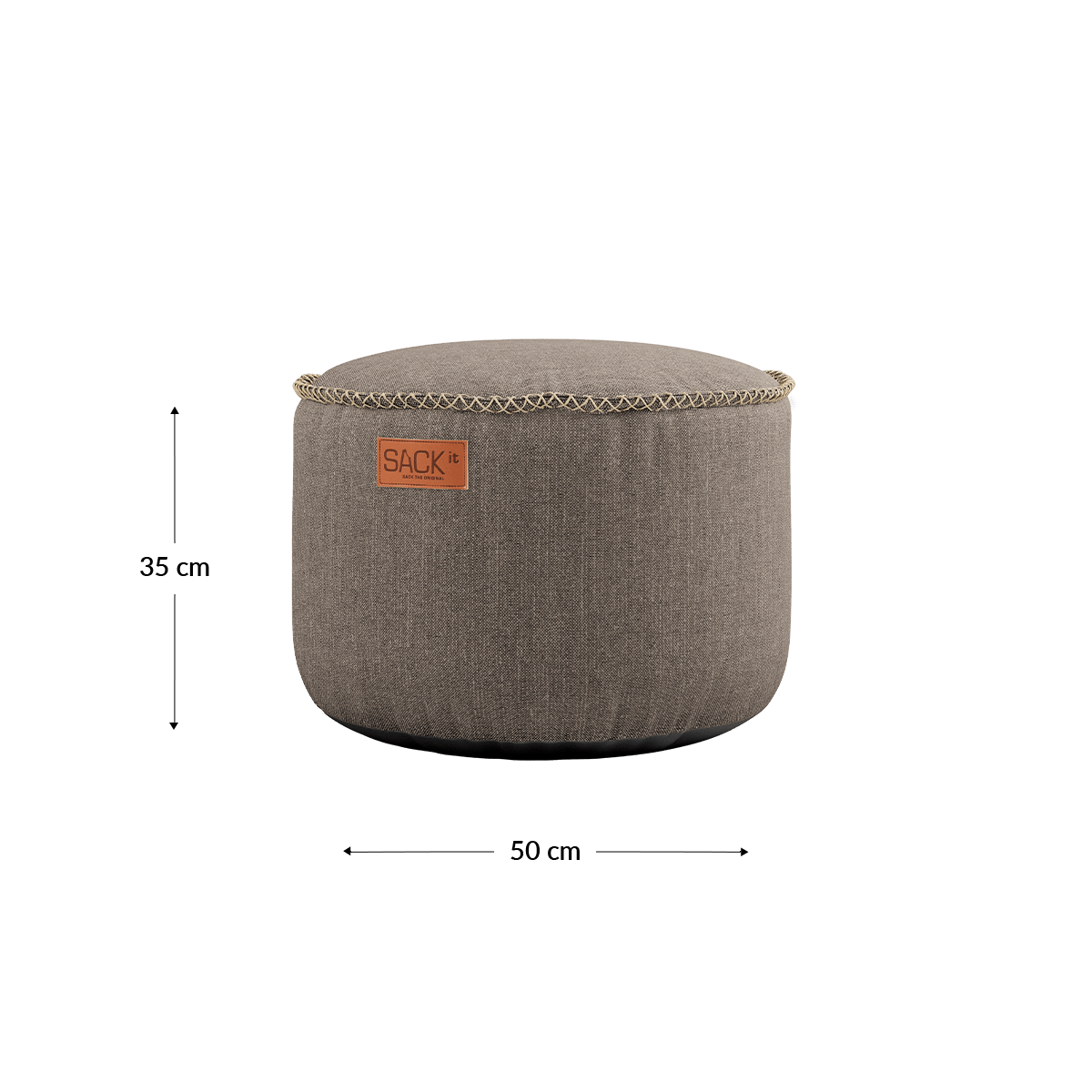  | Cobana Pouf - Cobana Taupe | SACKit