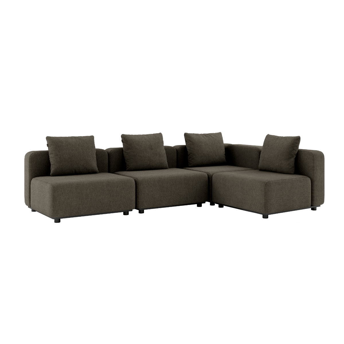  | Cobana Lounge Sofa - 5 pers. hjørnesofa [Contract] - Cobana Brown Uden armlæn | SACKit