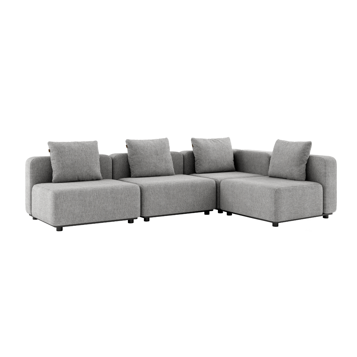  | Cobana Lounge Sofa - 5 pers. hjørnesofa [Contract] - Cobana Sand Melange Uden armlæn | SACKit