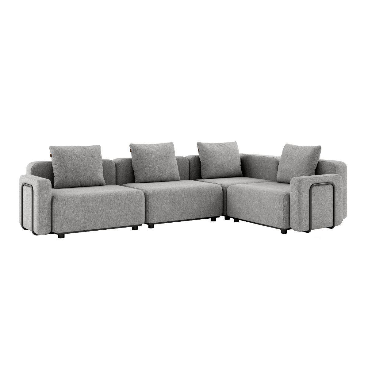  | Cobana Lounge Sofa - 5 pers. hjørnesofa [Contract] - Cobana Sand Melange Med armlæn | SACKit