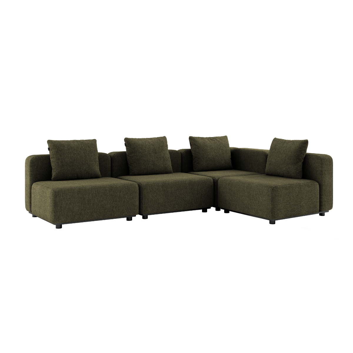  | Cobana Lounge Sofa - 5 pers. hjørnesofa - Kirra Olive Uden armlæn | SACKit