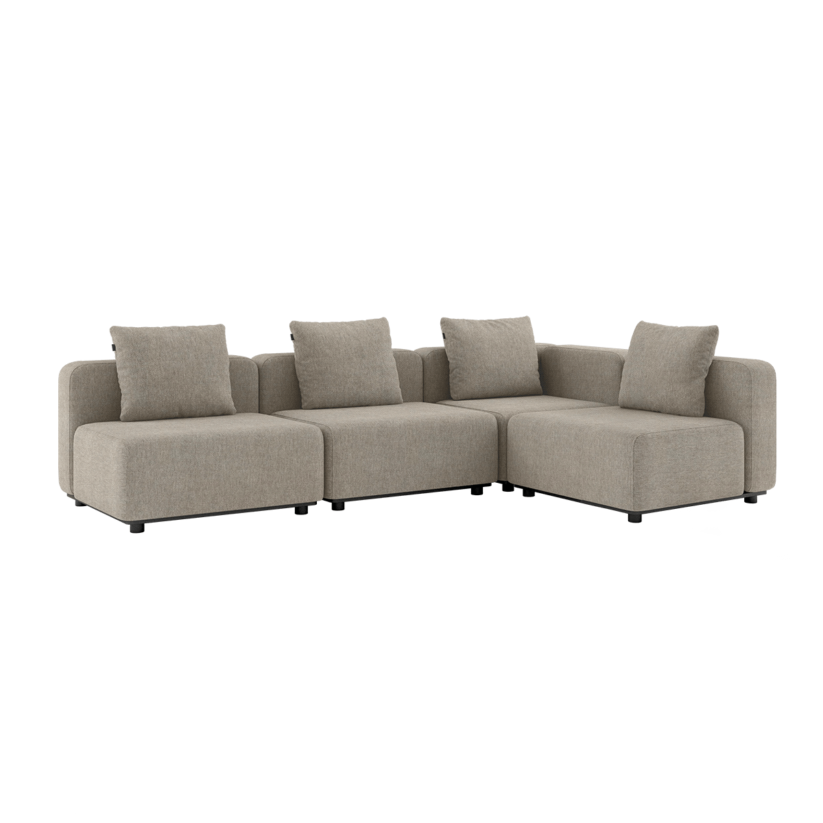  | Cobana Lounge Sofa - 5 pers. hjørnesofa [Contract] - Kirra Sand Uden armlæn | SACKit