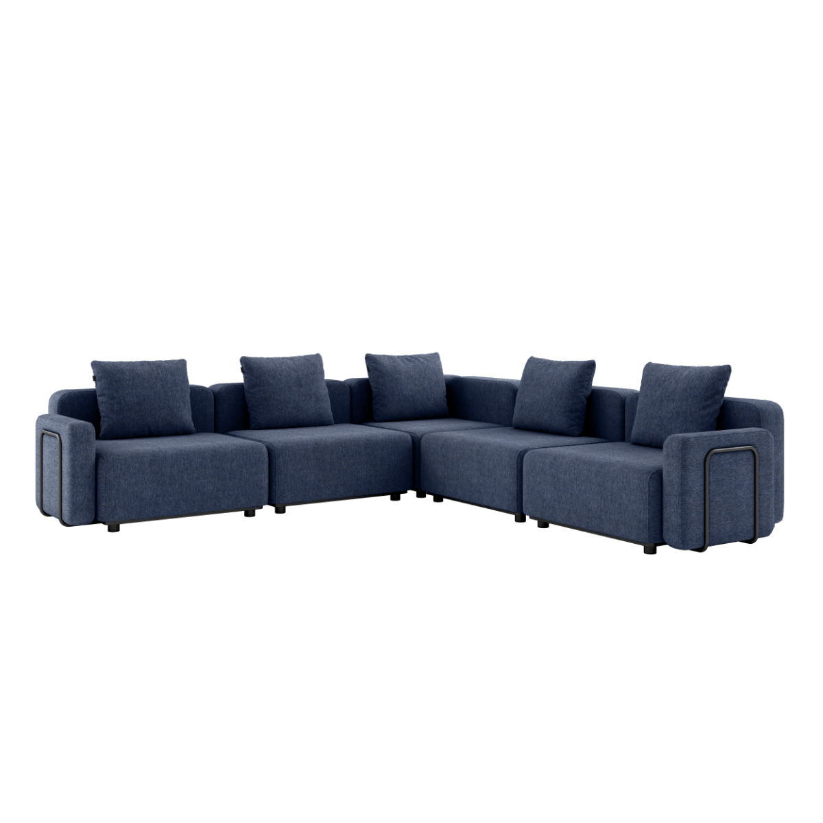  | Cobana Lounge Sofa - Hjørnesofa - Kirra Indigo Med armlæn | SACKit