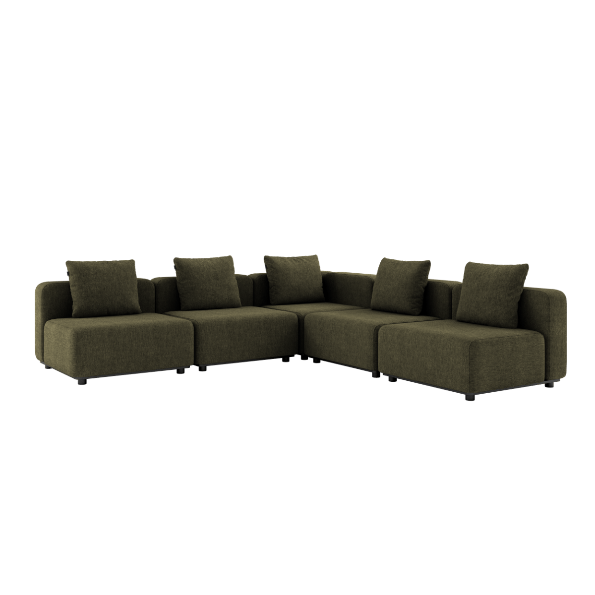  | Cobana Lounge Sofa - Hjørnesofa - Kirra Olive Uden armlæn | SACKit