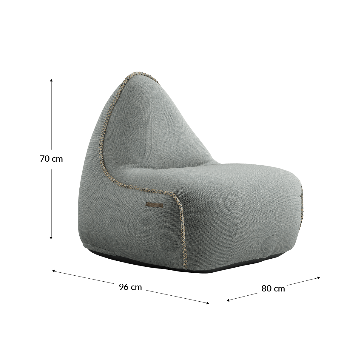  | Cura Lounge Chair & Pouf - Cura Grey | SACKit | Cura Lounge Chair & Pouf - Cura Grey | SACKit