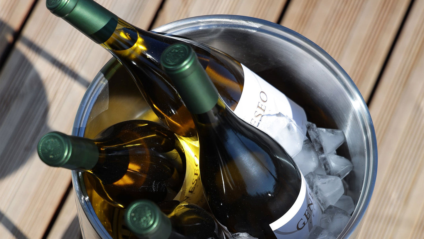 Patio Accessory Stand Ø22 + Wine Bucket Ø22 - Accessory opsats + Isoleret vinkøler/isspand