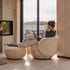 Favn Lounge Chair & Pouf – miljøbillede