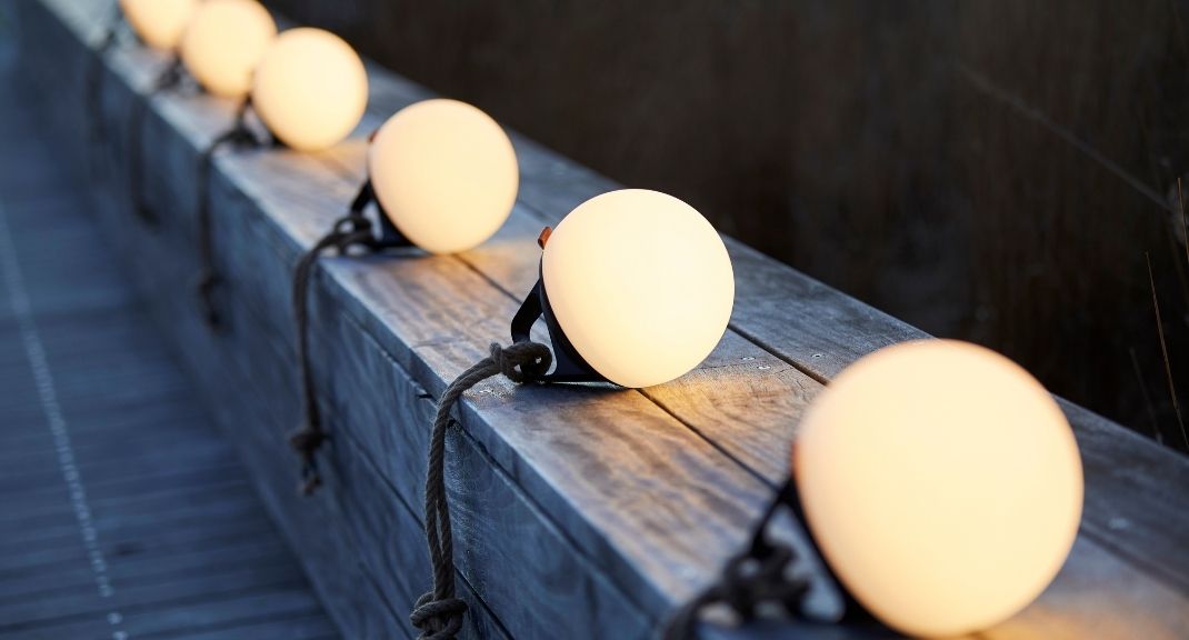 Light 155 - Udendørs/indendørs batteridreven lampe - Ø17 cm