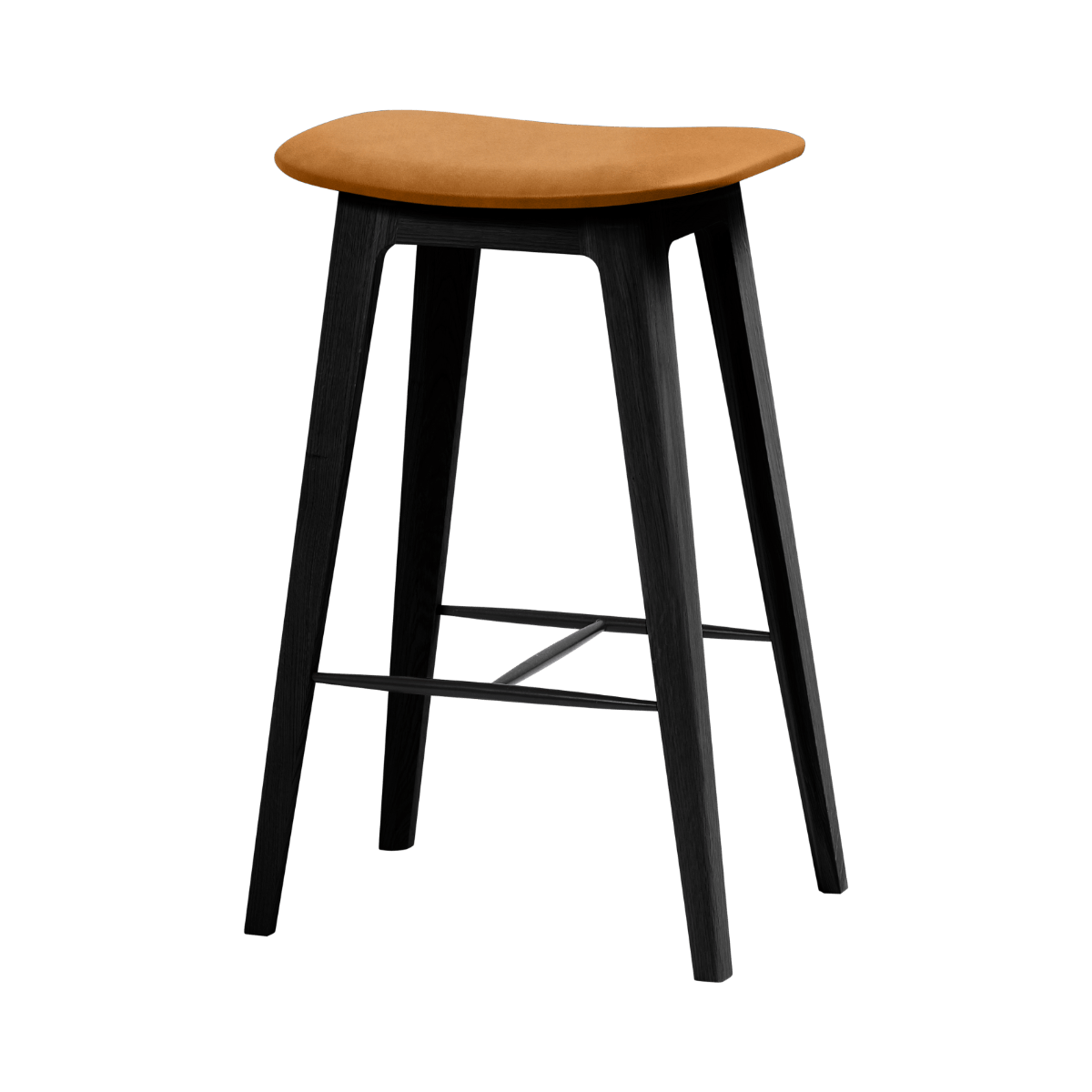  | Nordic Bar Stool - Black Stained Oak - 68 cm Terra Black | SACKit