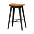  | Nordic Bar Stool - Black Stained Oak with stitches - 73 cm Luna Sandstone | SACKit