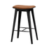  | Nordic Bar Stool - Black Stained Oak with stitches - 73 cm Terra Safari | SACKit