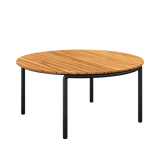 Patio Dining Table Ø160 + Patio Chair no. One S1 | Patio Dining Table Ø160 + Patio Chair no. One S1 - Black | SACKit