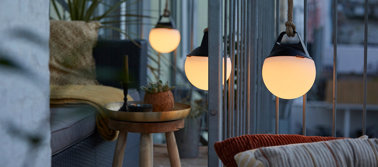 Light 155 - Udendørs/indendørs batteridreven lampe - Ø17 cm