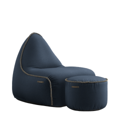 Cura Lounge Chair & Pouf