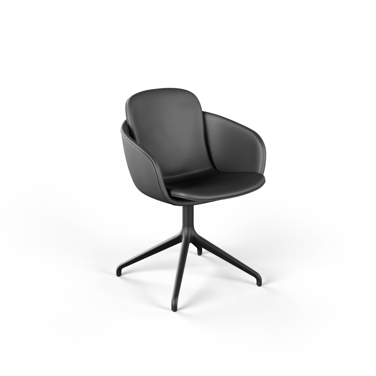  | Chair no. One S2 Black Swivel [Contract] - TERRA Safari Uden returdrej | SACKit