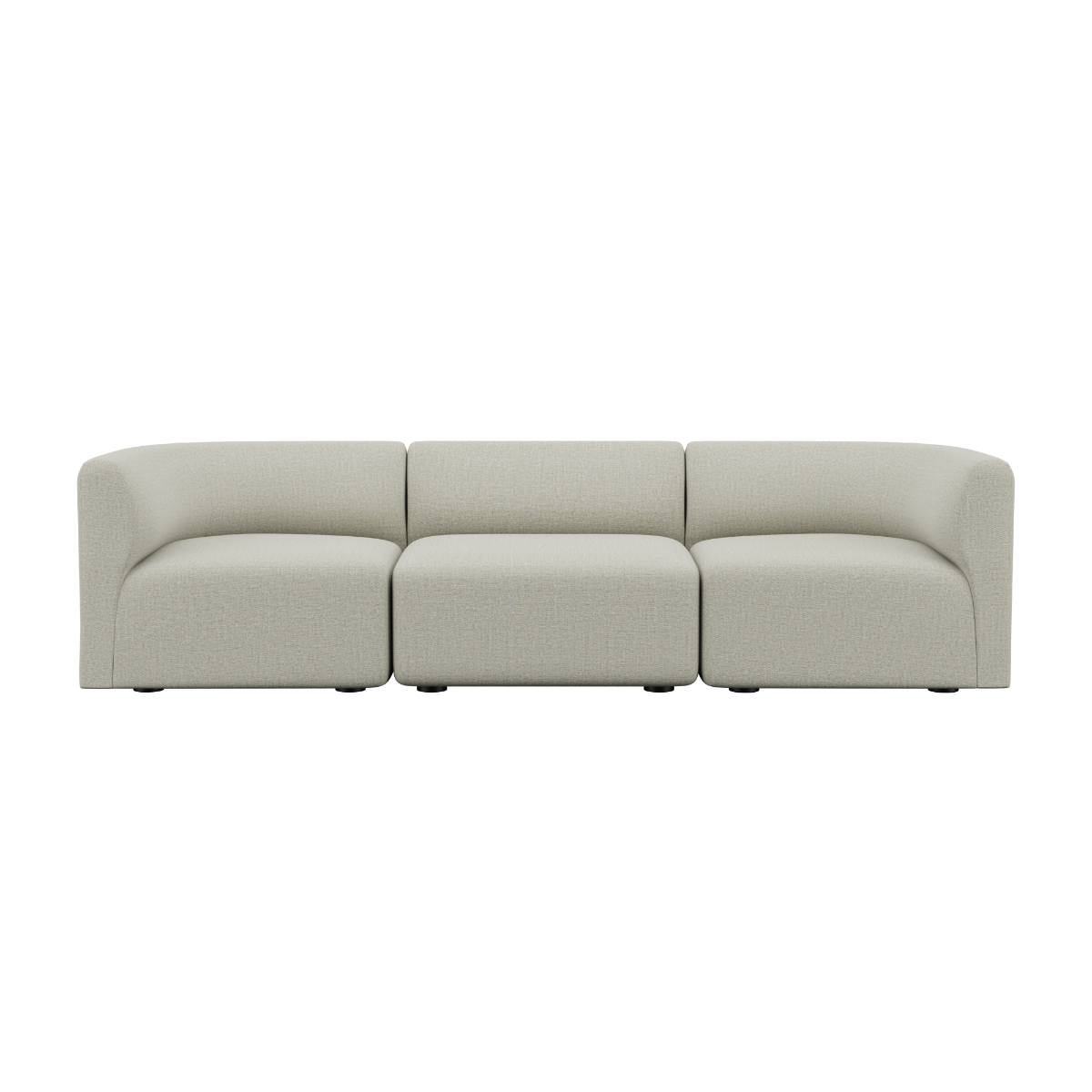  | Fjord Sofa - 3 pers. - Cosmo Beige Uden puf | SACKit