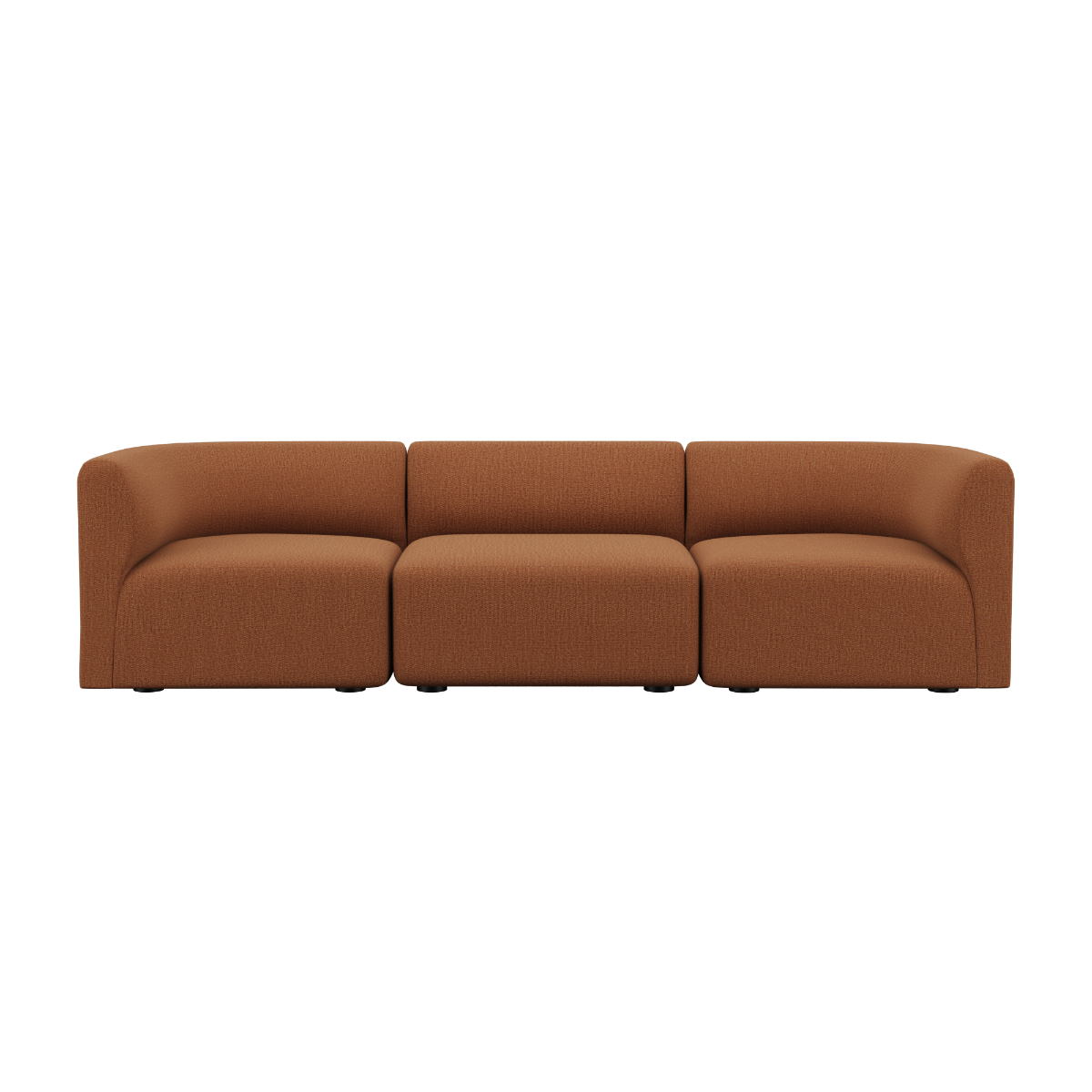  | Fjord Sofa - 3 pers. - Cosmo Terracotta Uden puf | SACKit