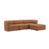  | Fjord Sofa - 3 pers. - Cosmo Terracotta Med puf | SACKit