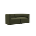 | Fjord Sofa - 2 pers. - Cosmo Olive | SACKit