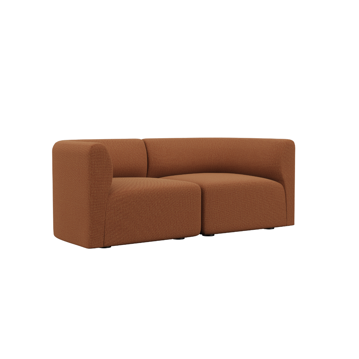 variant_8601115% | Fjord Sofa - 2 pers. - Cosmo Terracotta | SACKit
