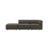  | Fjord Sofa - 2 pers. med open end - Sealife Brown | SACKit