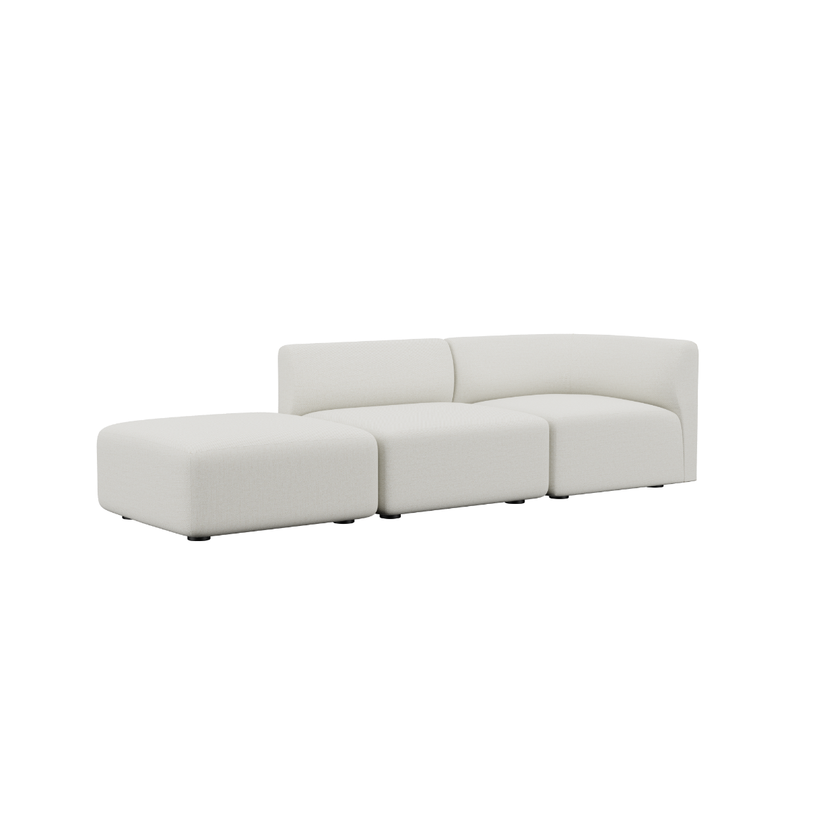 variant_8601117% | Fjord Sofa - 2 pers. med open end - Sealife Ivory | SACKit