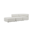  | Fjord Sofa - 2 pers. med open end - Sealife Ivory | SACKit