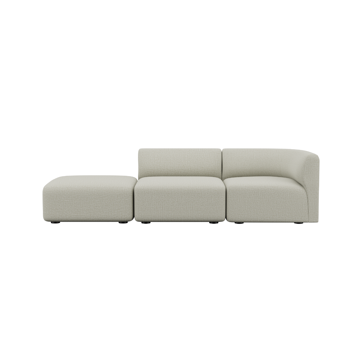  | Fjord Sofa - 2 pers. med open end - Cosmo Beige | SACKit