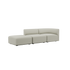  | Fjord Sofa - 2 pers. med open end - Cosmo Beige | SACKit