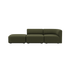  | Fjord Sofa - 2 pers. med open end - Cosmo Olive | SACKit