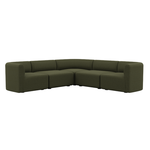 variant_8601124% | Fjord Sofa - Hjørnesofa - Cosmo Olive | SACKit