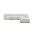  | Fjord Sofa - Hjørnesofa med open end - Sealife Ivory | SACKit