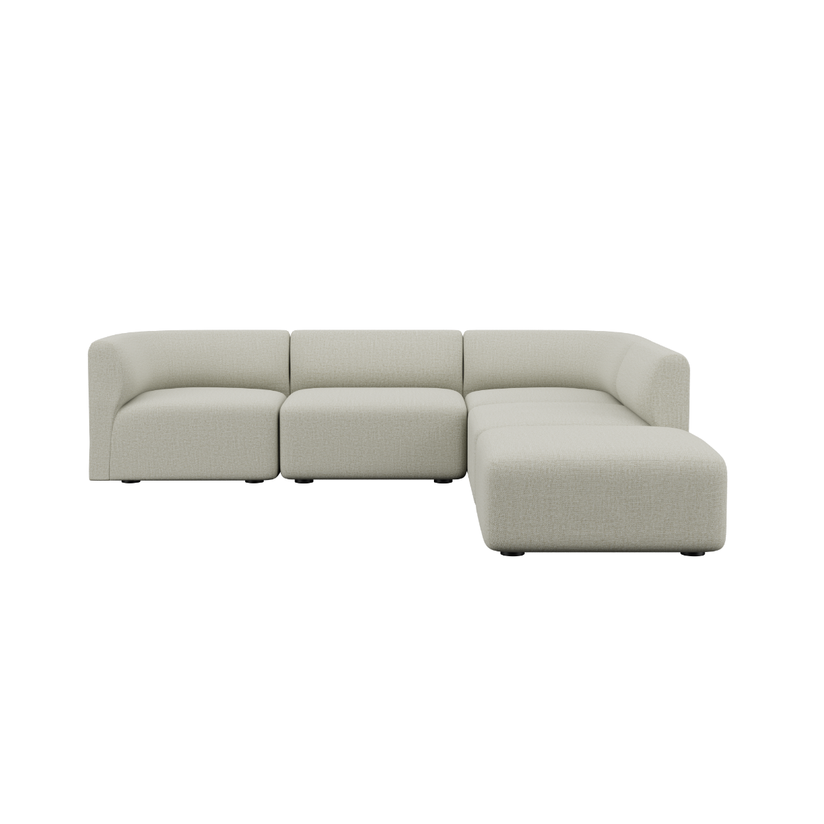  | Fjord Sofa - Hjørnesofa med open end - Cosmo Beige | SACKit