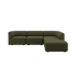  | Fjord Sofa - Hjørnesofa med open end - Cosmo Olive | SACKit
