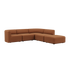  | Fjord Sofa - Hjørnesofa med open end - Cosmo Terracotta | SACKit