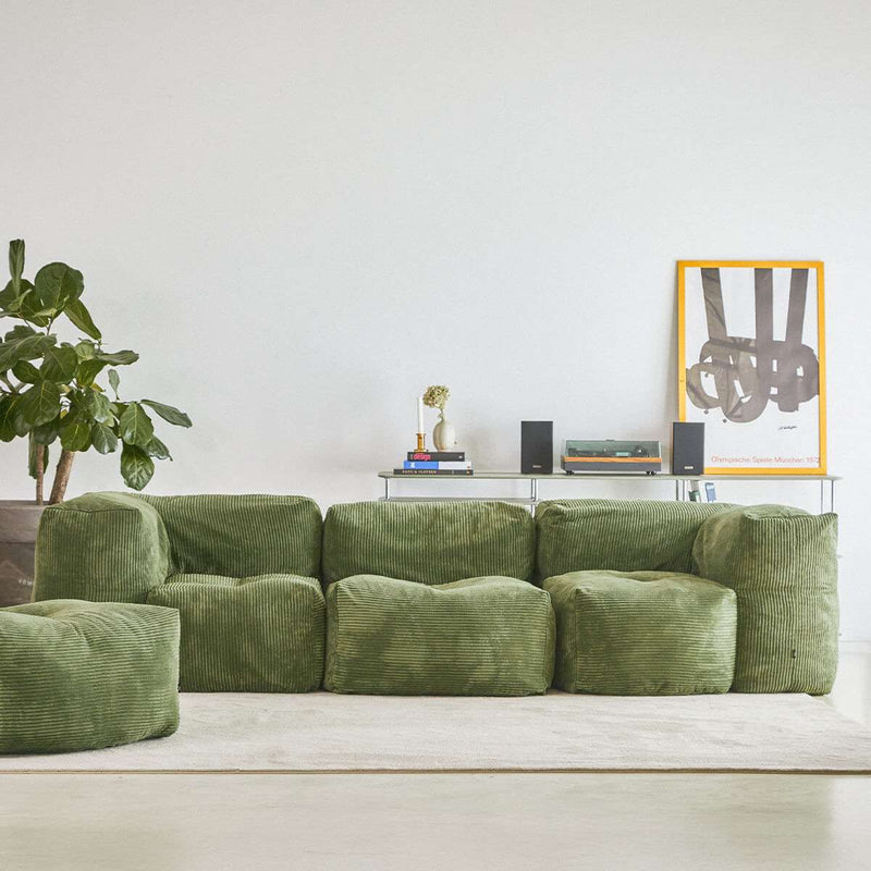 Soft Sofa Indoor - 3 Seater | Soft Sofa Indoor - 3 Seater - Teddy Brown Uden puf | SACKit