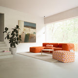 Soft Sofa Indoor - Seat | Soft Sofa Indoor - Seat - Orange Jaquard | SACKit