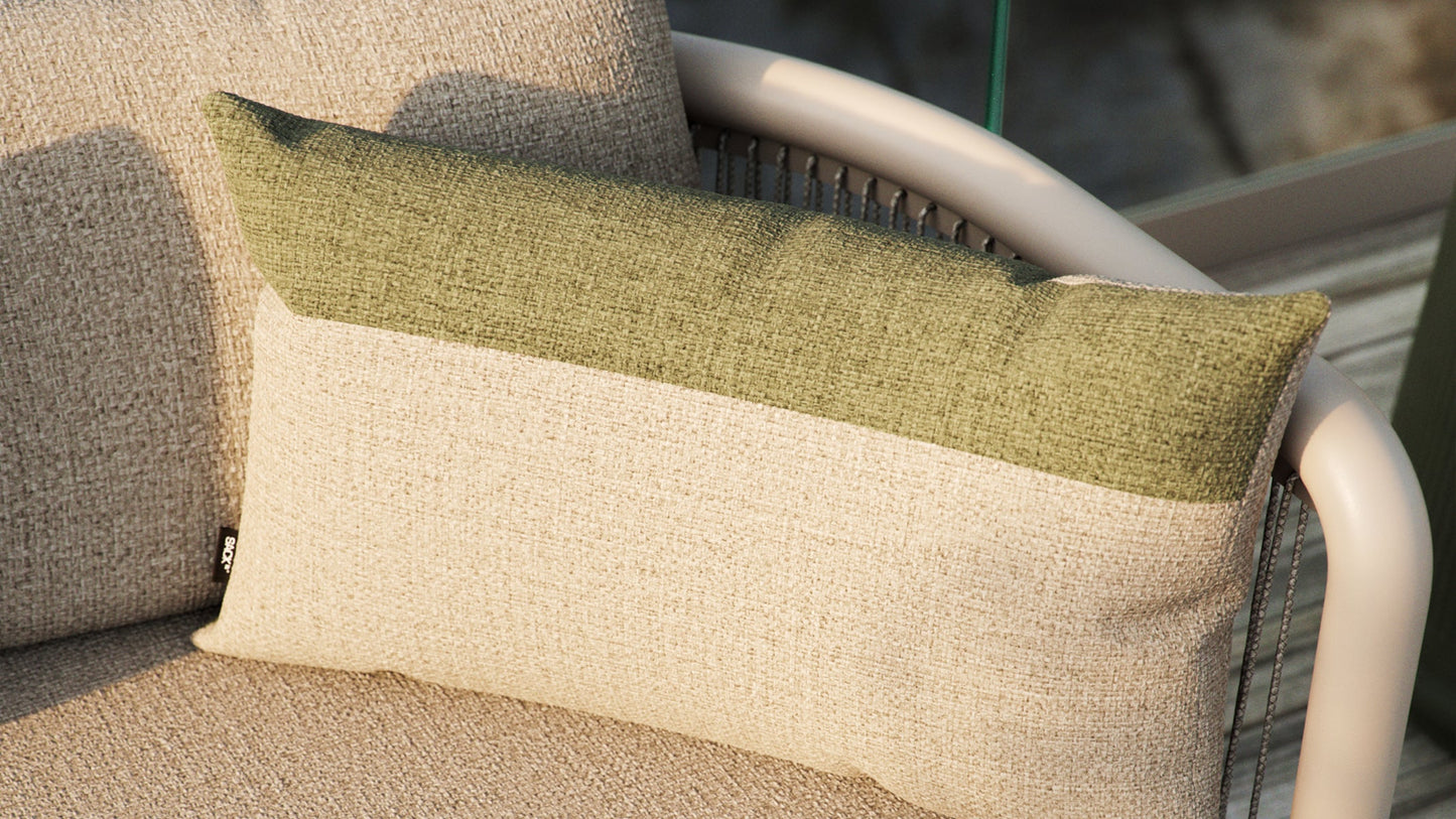 Tide Cushion - Udendørspude med kontrast