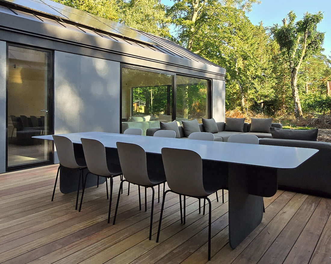 Havestole på terrasse