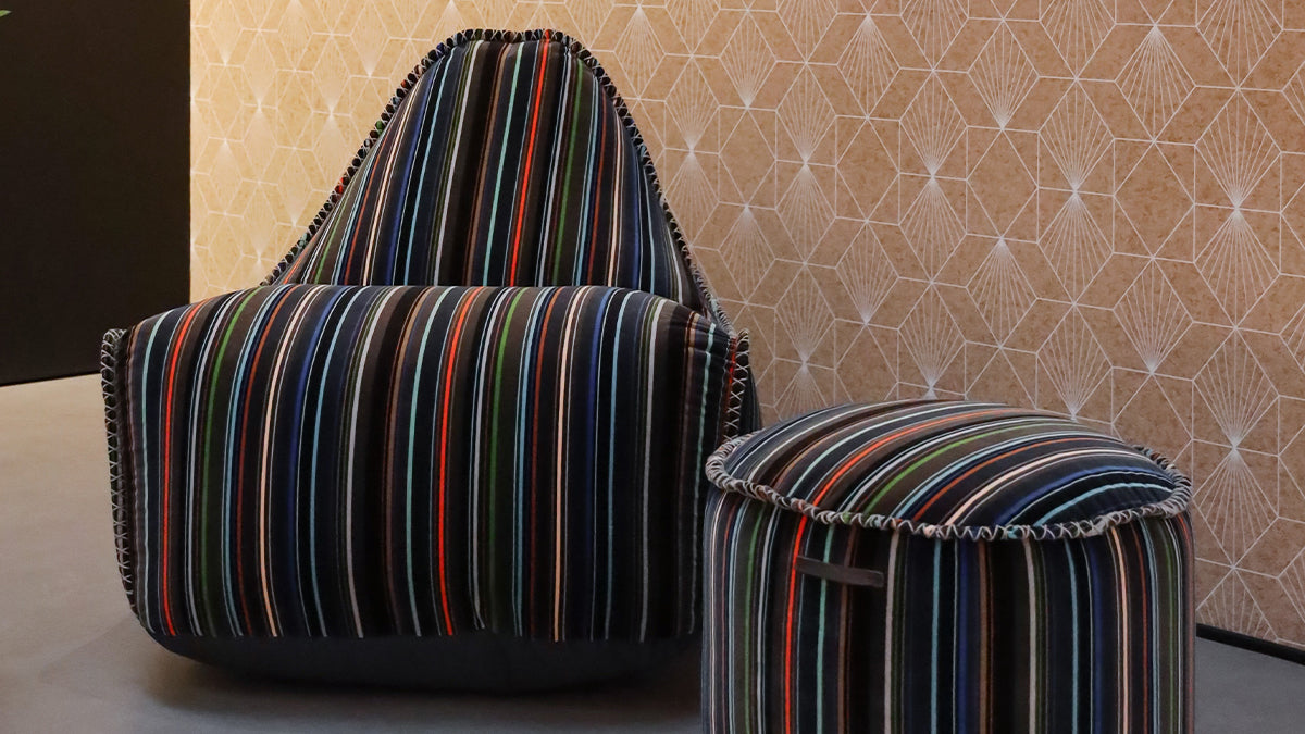 Lounge Chair & Pouf Paul Smith - Limited Edition - Limited Edition Lounge Chair i eksklusivt design