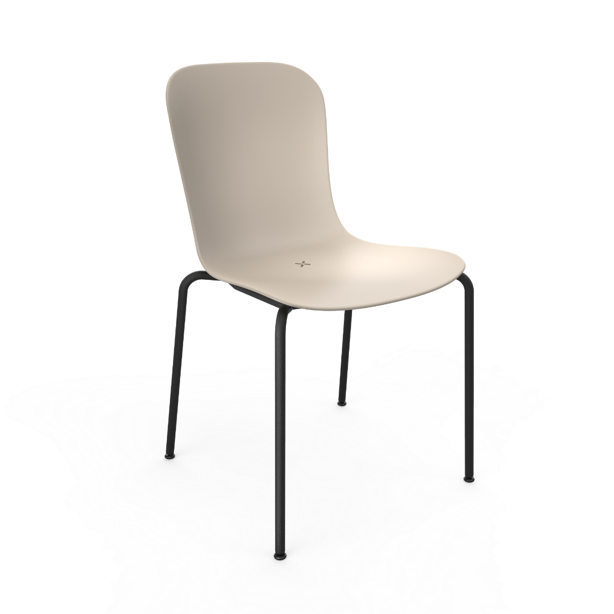  | Patio Dining Table Ø133 + Patio Chair no. One S1 - Taupe | SACKit