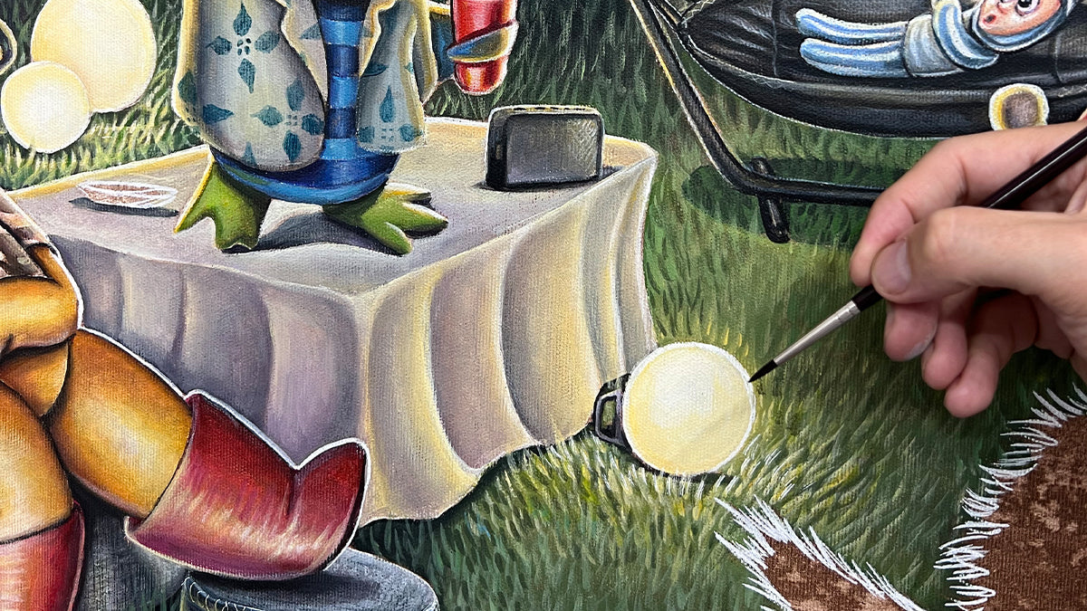 SACKit x Saaby Art Lithography 40x71 - Kunstværk lavet af Brian Saaby