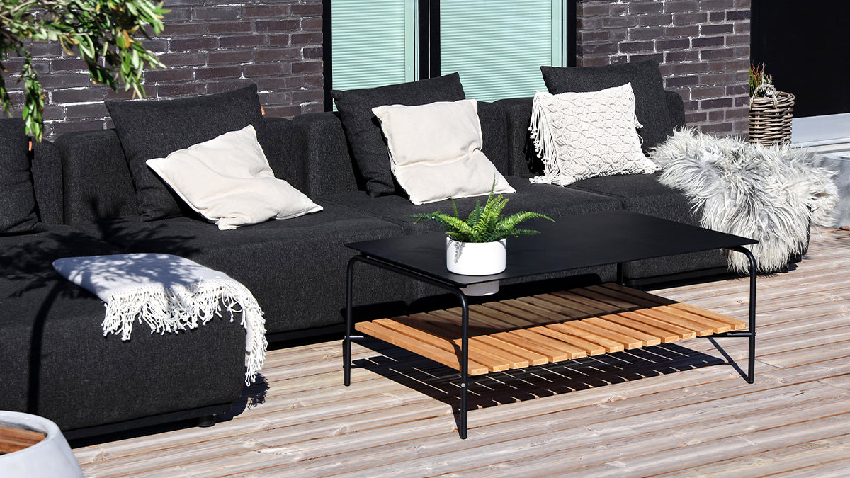 Patio Sofa Table - 113x70 - Udendørs aluminiums sofabord