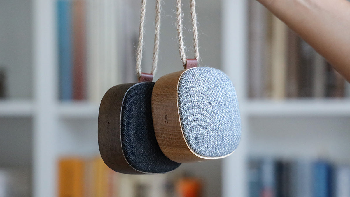 Go Wood - Genopladelig Bluetooth højtaler i træ