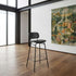 Frame Bar Stool - Leather w/ backrest