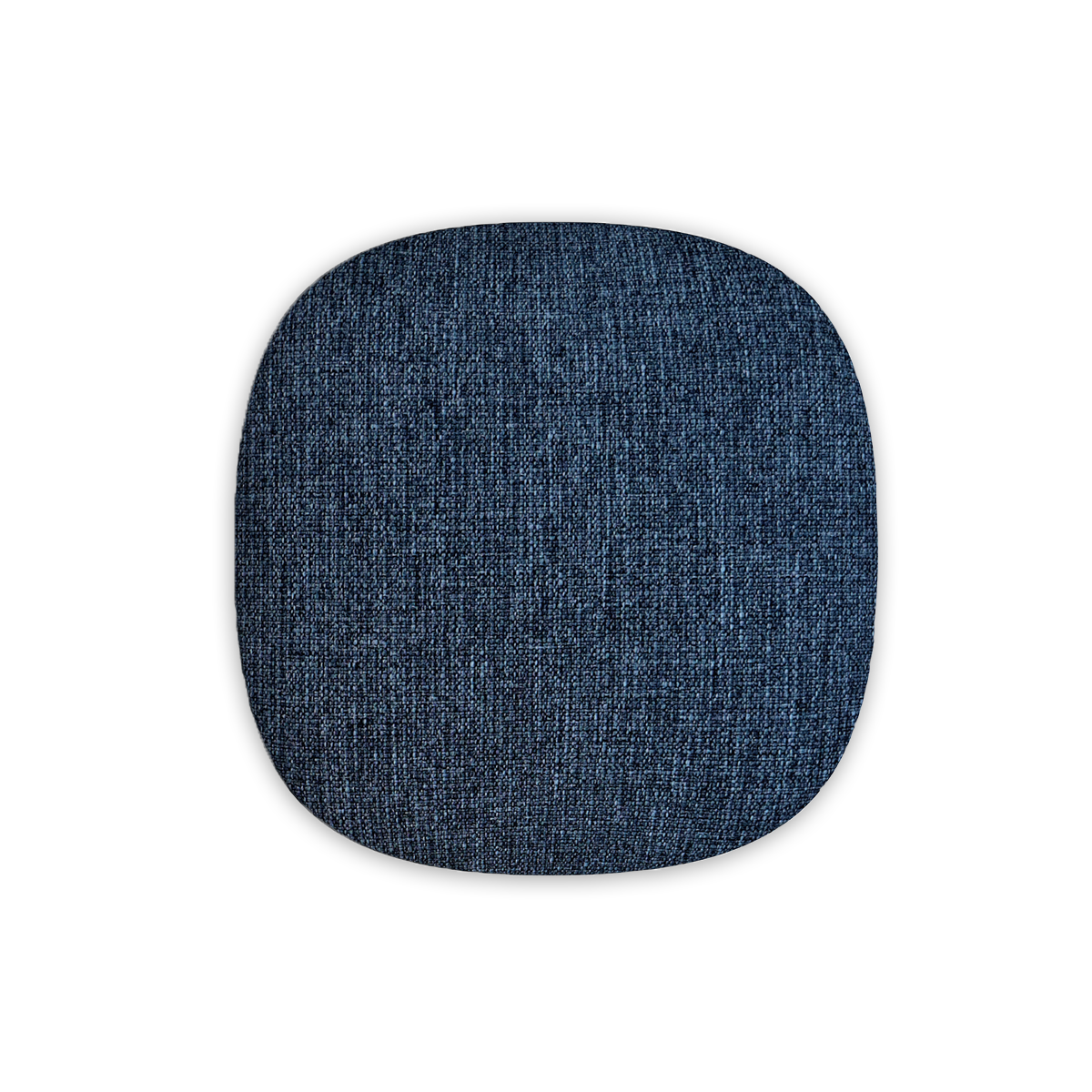 Blåt denimstof cover til Go højttaler i rektangulært design fra WOOFit.